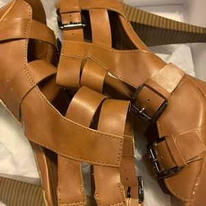 Guess Nude Genuine Leather 3 inch heels